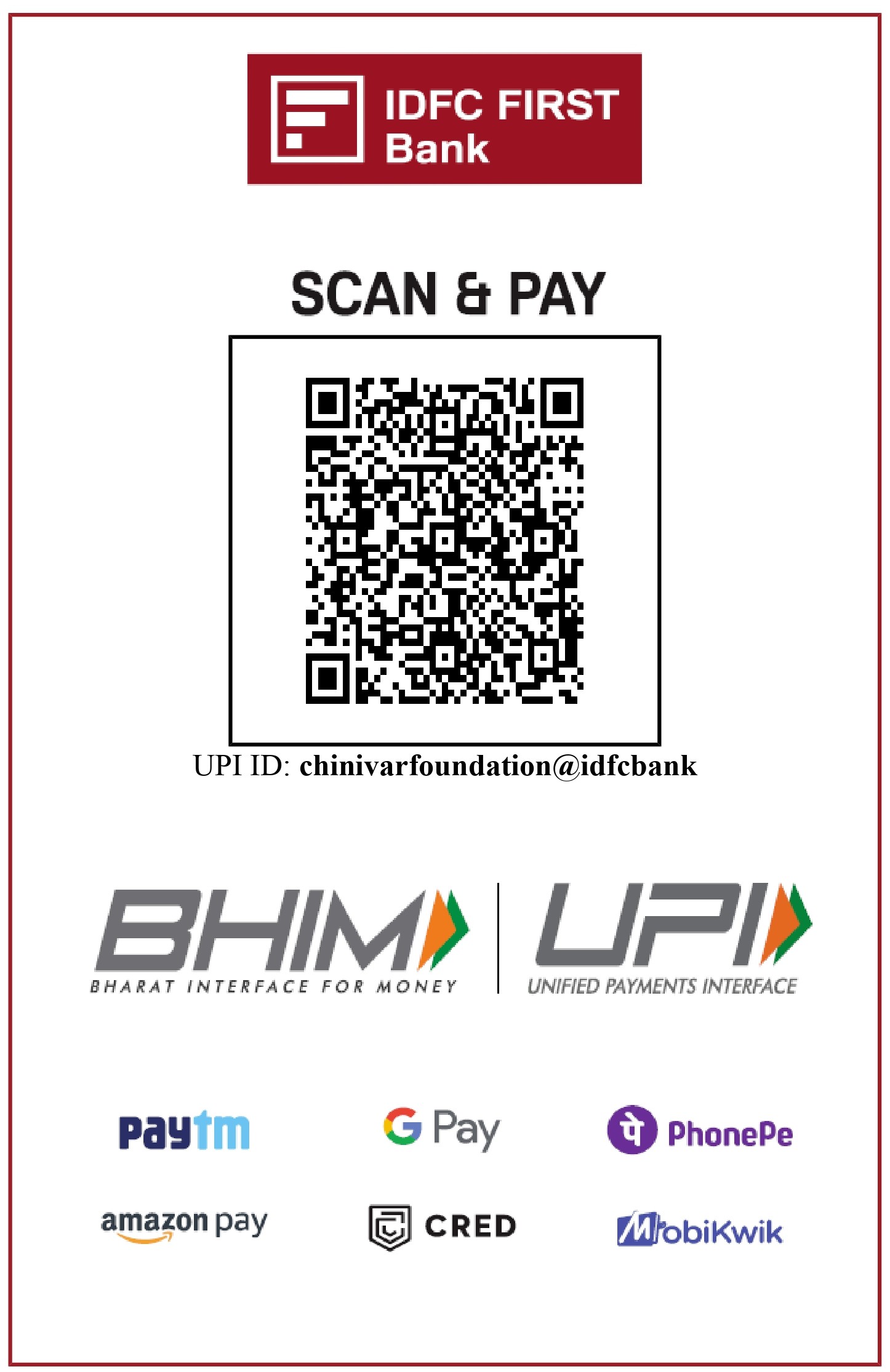 Donation QR Code